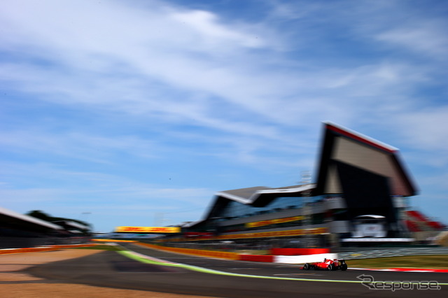 F1イギリスGPフリー走行の様子