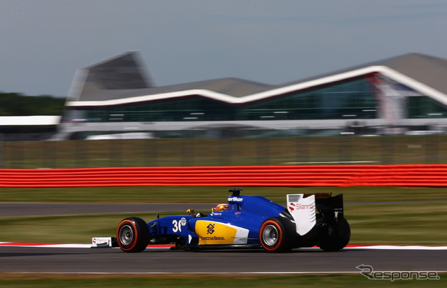 F1イギリスGPフリー走行の様子