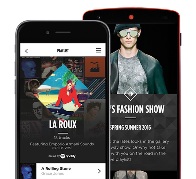 「ジョルジオ アルマーニ」がライブイベント「EMPORIO ARMANI SOUNDS」を気軽に楽しめるアプリをローンチ