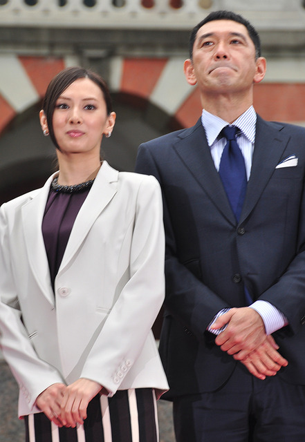 北川景子、杉本哲太/『HERO』完成報告会見