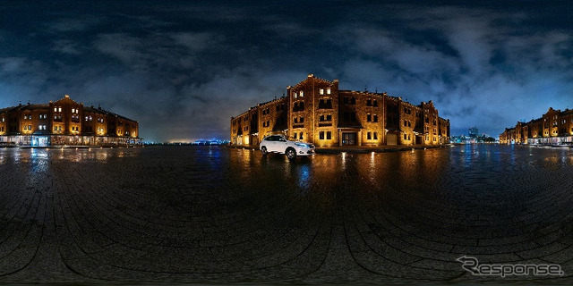 ハリアー プレミアム スタイル モーヴの専用内装色「スティールモーヴ」を壮大な景色とともに、360°体験できるデジタルコンテンツ「H.H.360」