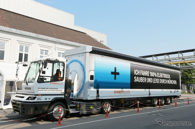 BMW グループがEVトラックで部品輸送を開始