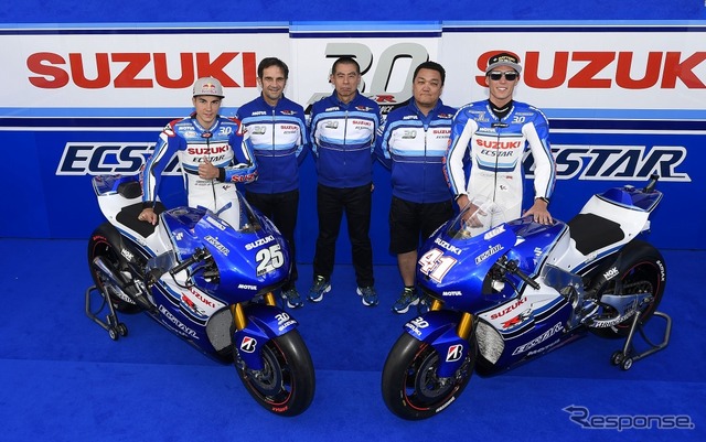 MotoGP参戦マシン GSX-RR 30周年記念カラー
