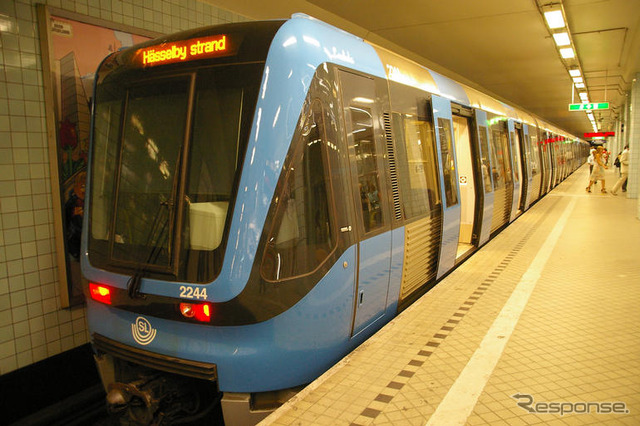 愛称つきの地下鉄車両…スウェーデン ストックホルム