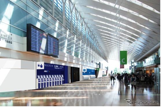 羽田空港出発カウンター(イメージ)