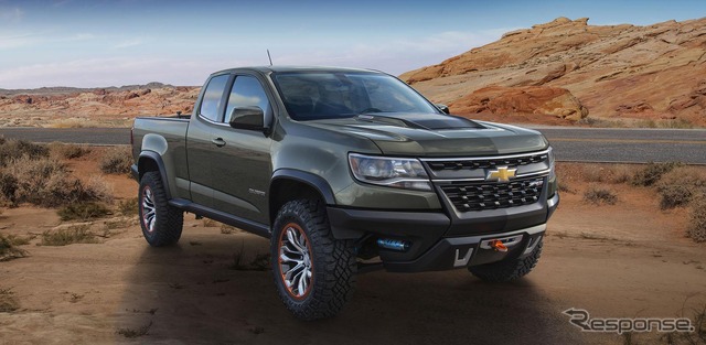 シボレーコロラド ZR2 開発車両 スクープ写真