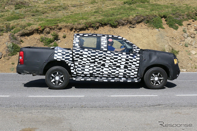 シボレーコロラド ZR2 開発車両 スクープ写真