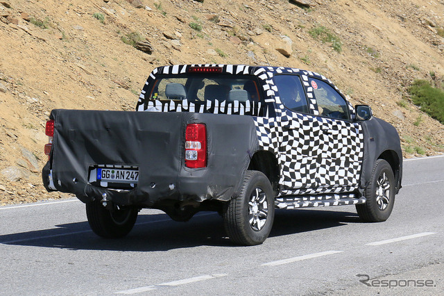 シボレーコロラド ZR2 開発車両 スクープ写真