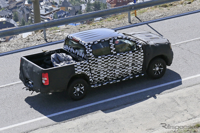 シボレーコロラド ZR2 開発車両 スクープ写真