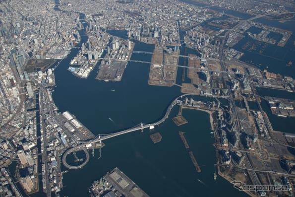空から見た臨海副都心