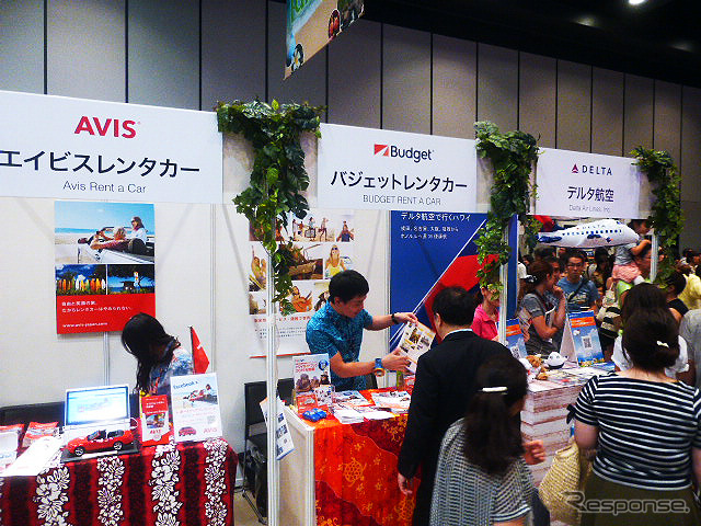 渋谷ヒカリエで7月18・19日に開催される、ハワイを体感できるイベント「Hawaii Expo 2015」のようす