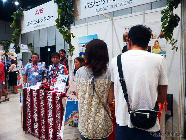 渋谷ヒカリエで7月18・19日に開催される、ハワイを体感できるイベント「Hawaii Expo 2015」のようす