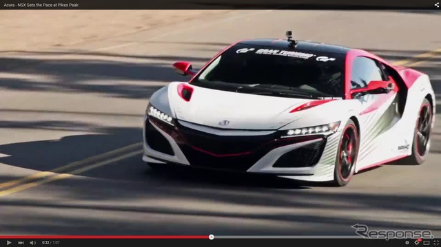 ホンダ NSX 新型のパイクスピーク公式ペースカー