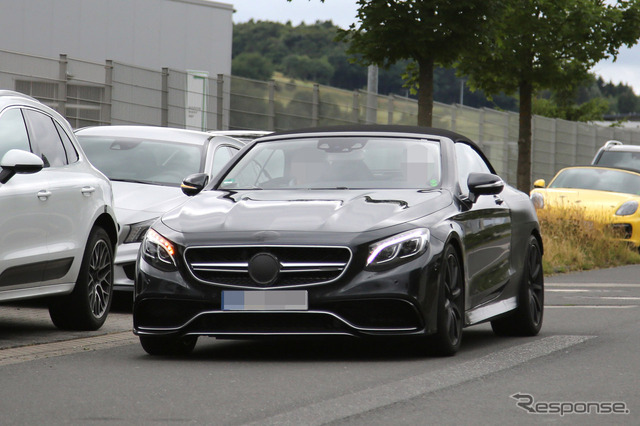 メルセデスS63 AMG スクープ写真