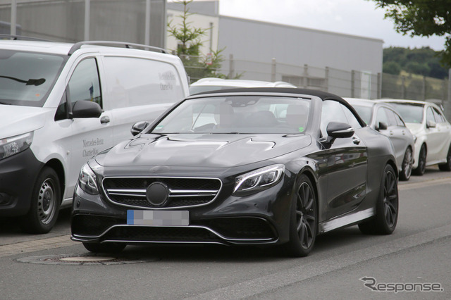 メルセデスS63 AMG スクープ写真