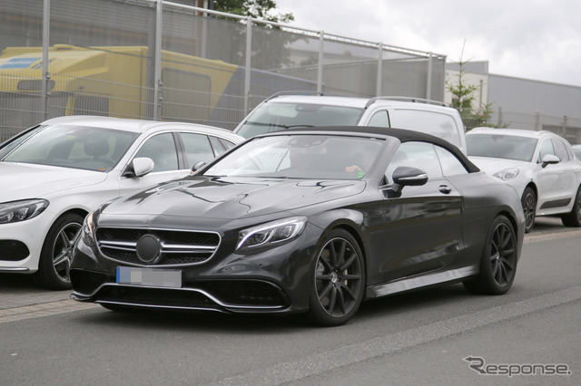 メルセデスS63 AMG スクープ写真