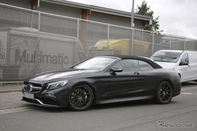 メルセデスS63 AMG スクープ写真