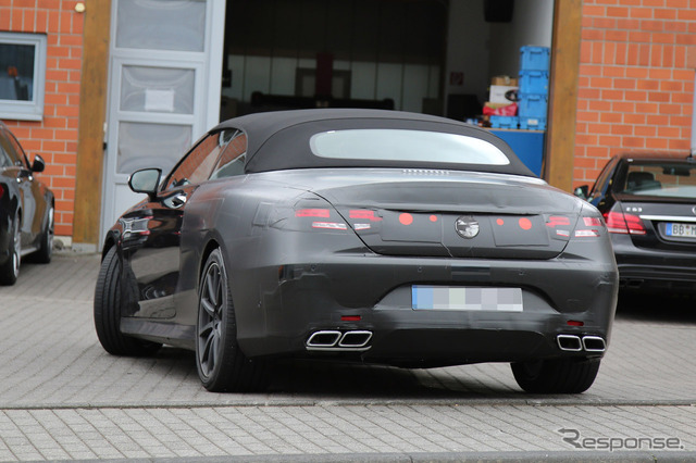 メルセデスS63 AMG スクープ写真