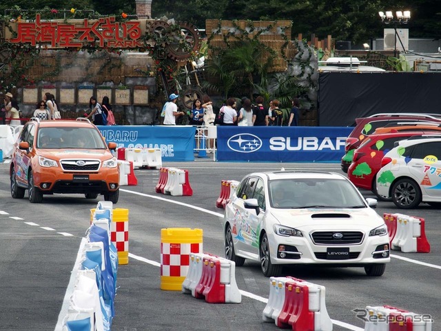 先行車に自動追従するアイサイトの「全車速対応クルーズコントロール」体験コース