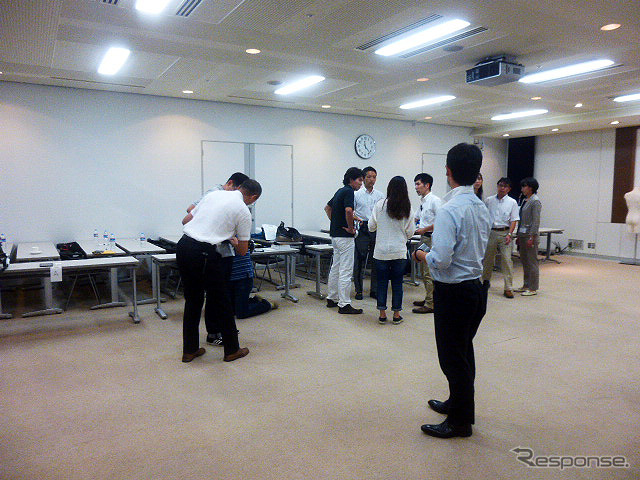東京で開催された「Honda歩行アシスト」発表会・体験会(7月21日)