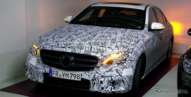 メルセデス Eクラス 次期型の自動駐車システム