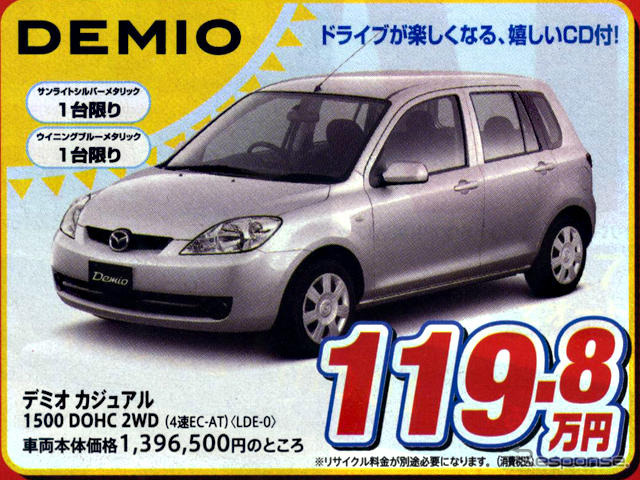 【新車値引き情報】カーナビも安くなるぅ