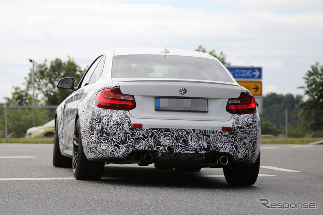 BMW M2 開発車両 スクープ写真
