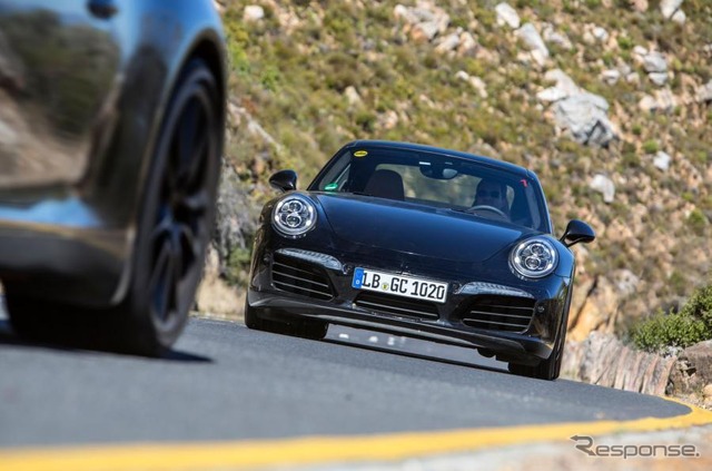 ポルシェ 911 改良新型の開発プロトタイプ車