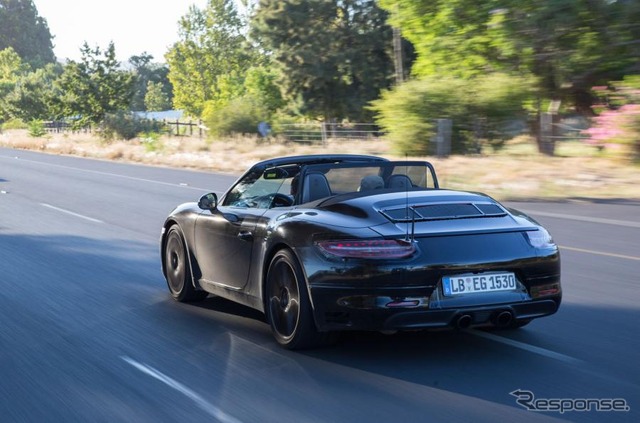 ポルシェ 911 改良新型の開発プロトタイプ車