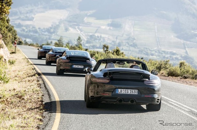 ポルシェ 911 改良新型の開発プロトタイプ車