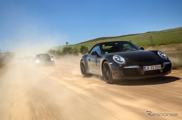 ポルシェ 911 改良新型の開発プロトタイプ車