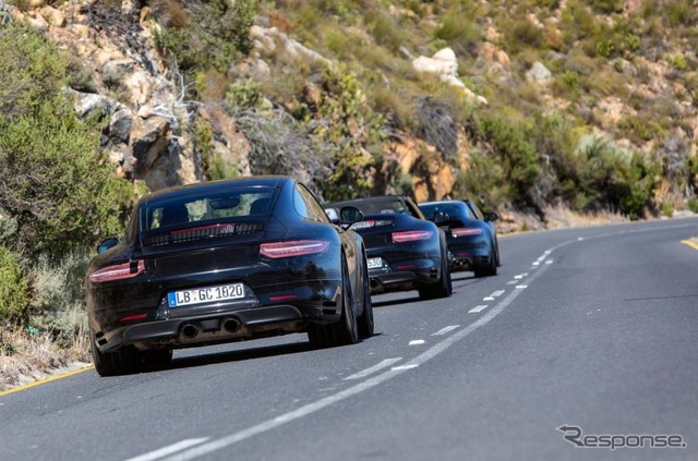 ポルシェ 911 改良新型の開発プロトタイプ車