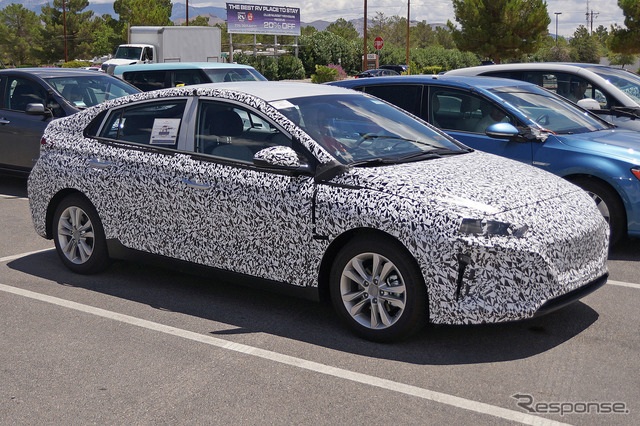 ヒュンダイが開発中のPHEV、通称「プリウスハンター」スクープ写真