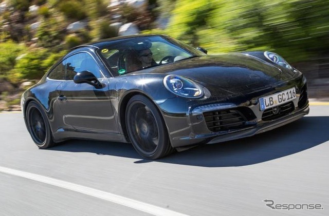 ポルシェ 911 改良新型の開発プロトタイプ車