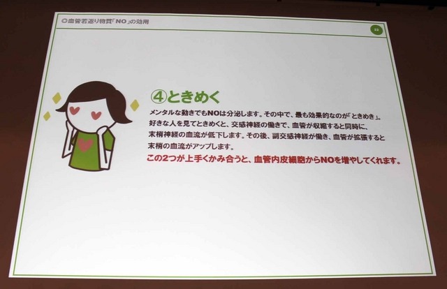血管若返り物質「NO」を効率良く分泌する方法