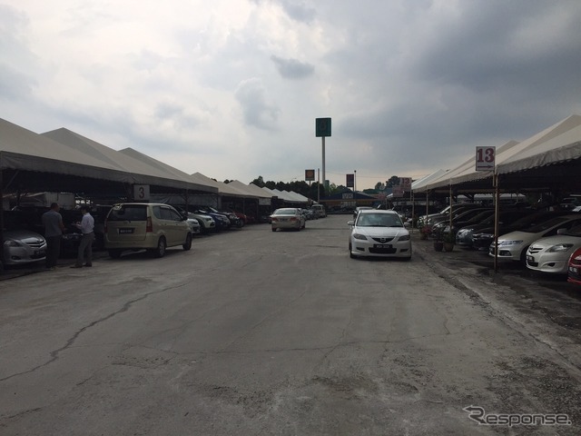 マレーシア中古車販売店エリア