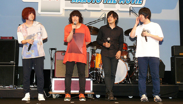 KANA-BOON(カナブーン)/『BORUTO-NARUTO THE MOVIE-』完成披露試写会