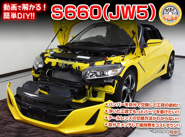 ホンダ S660用メンテナンスDVD