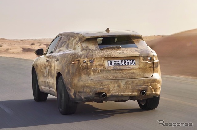 ジャガーF-PACE の耐寒/耐熱テスト