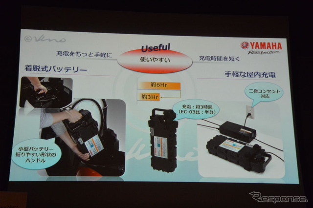 ヤマハ発動機 イービーノ 発表会