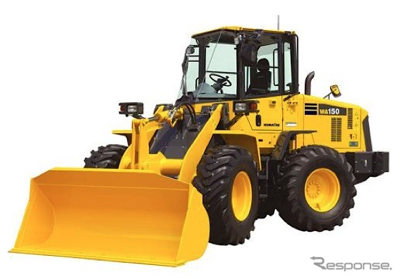 コマツ、ホイールローダーWA150(参考画像)