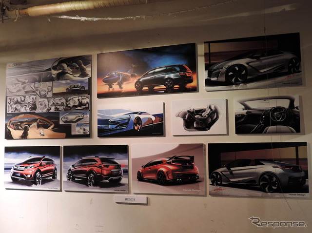 「カーデザインウィーク」展示風景