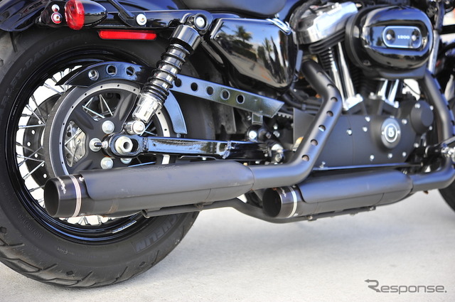 ハーレーダビッドソン XL1200X フォーティーエイト(北米仕様およびカスタムが施されているため、日本仕様と若干異なる)