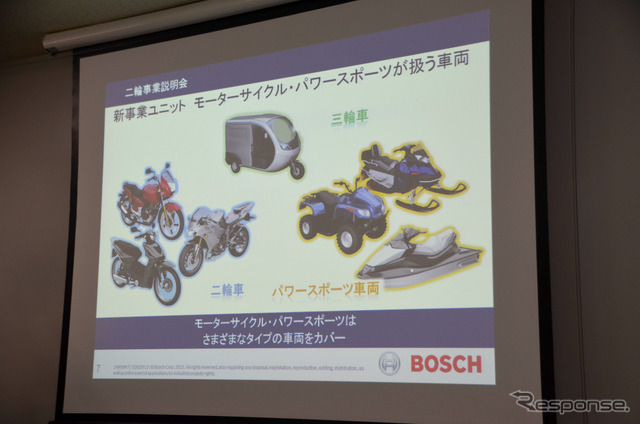 ボッシュ二輪事業説明会