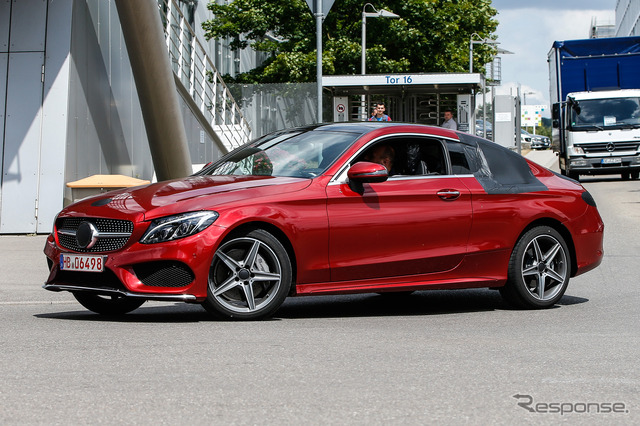 メルセデスベンツCクラスクーペ スクープ写真