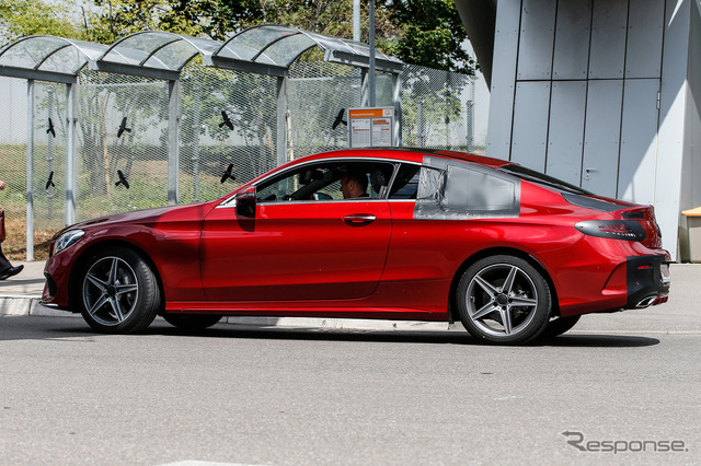 メルセデスベンツCクラスクーペ スクープ写真