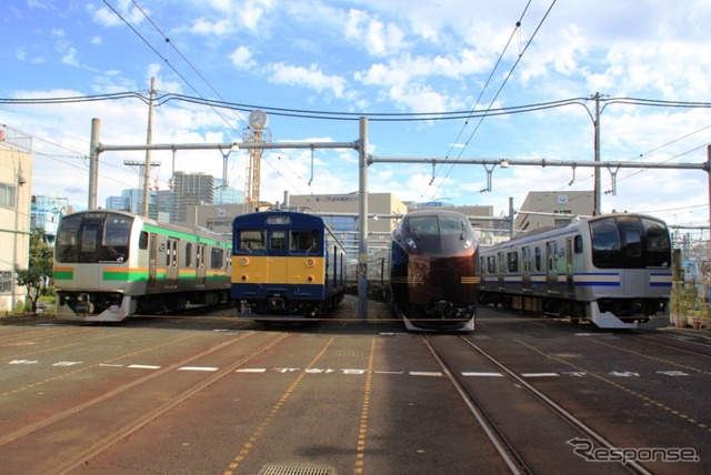 今年の東京総合車両センター一般公開は8月22日に行われる。写真は昨年の一般公開の様子。