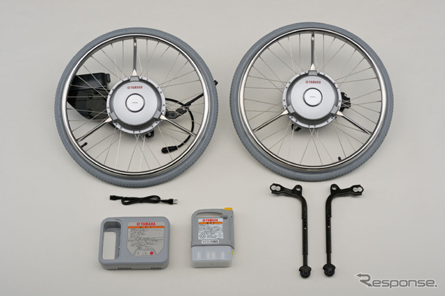 車いす用電動アシストユニット「JWX-2」