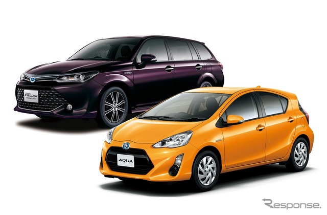 新車販売トップ2のトヨタ アクア と カローラ