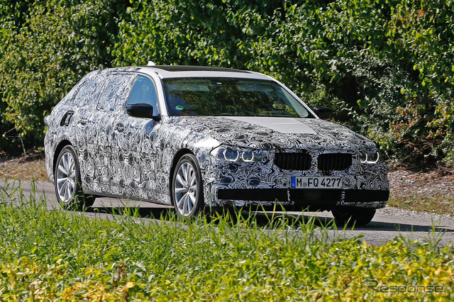 BMW 5シリーズツーリング スクープ写真
